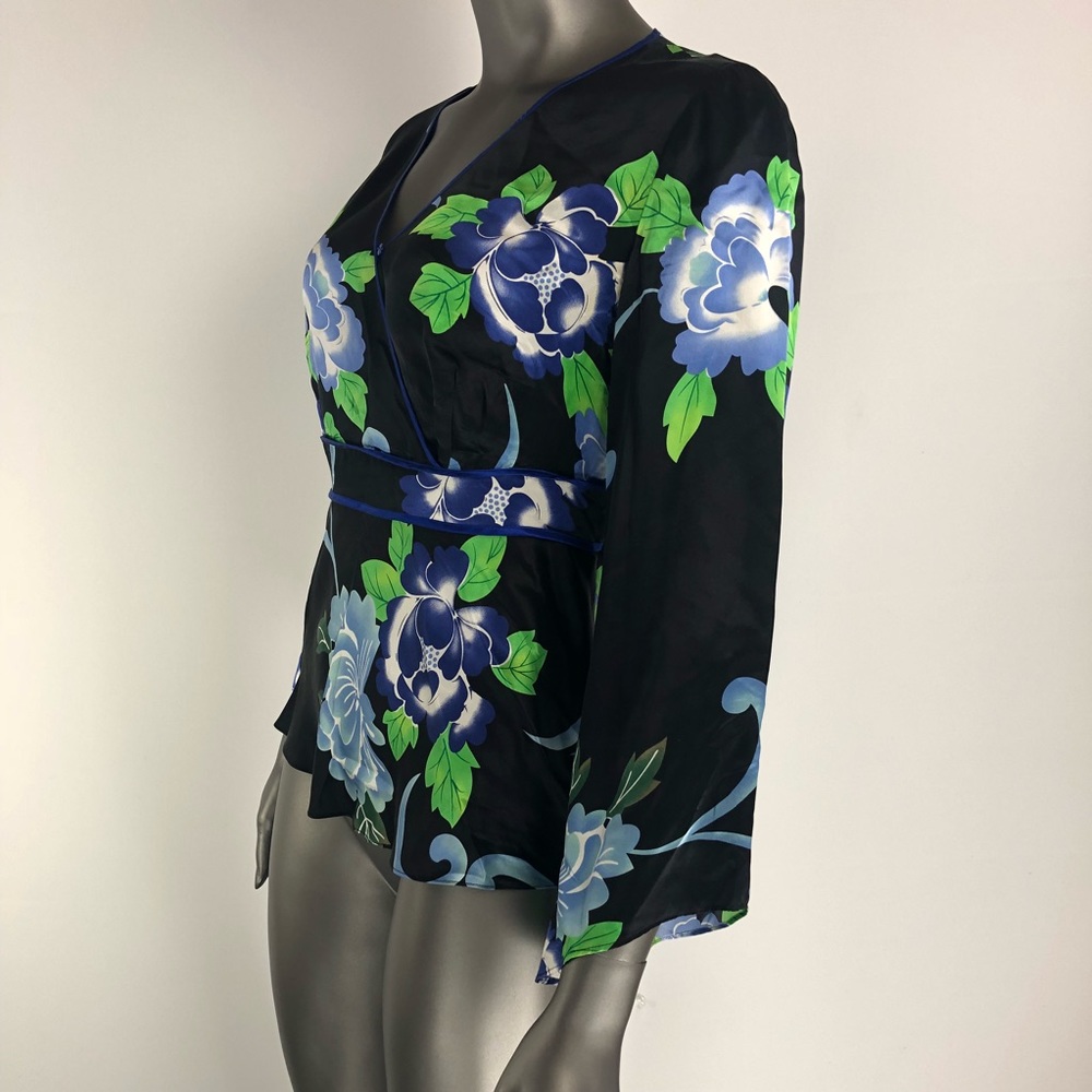 Spencer Jeremy Silk Floral Blouse Size S